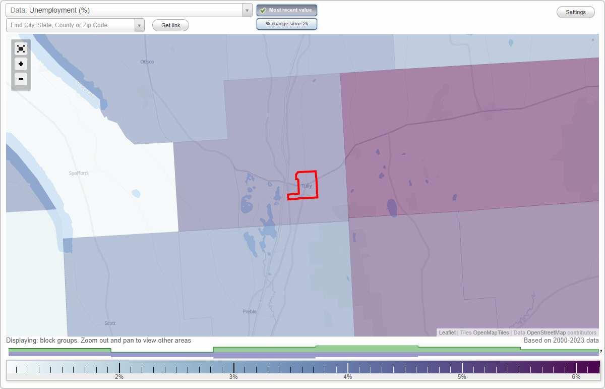 Work and Jobs in Tully, New York (NY) Detailed Stats Occupations