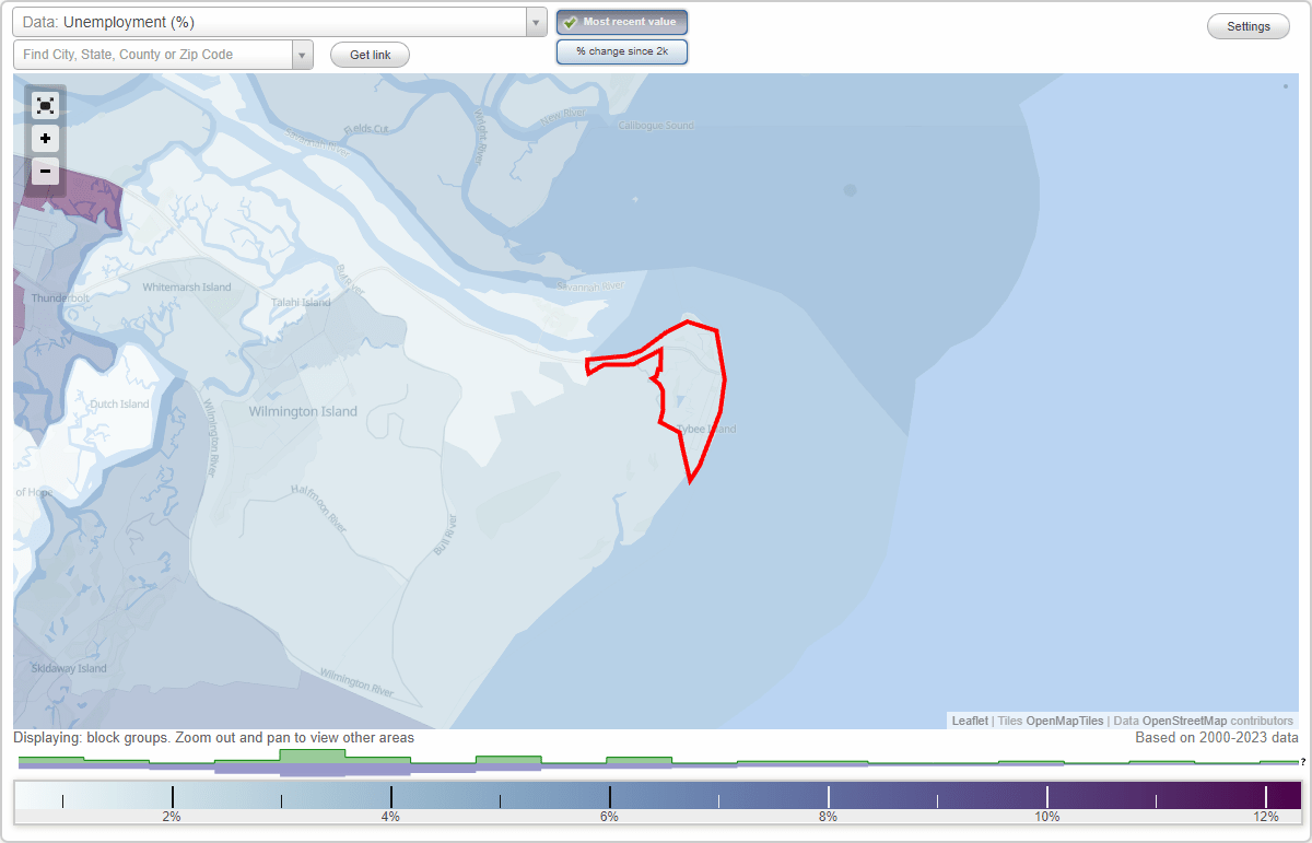 Work and Jobs in Tybee Island, (GA) Detailed Stats Occupations