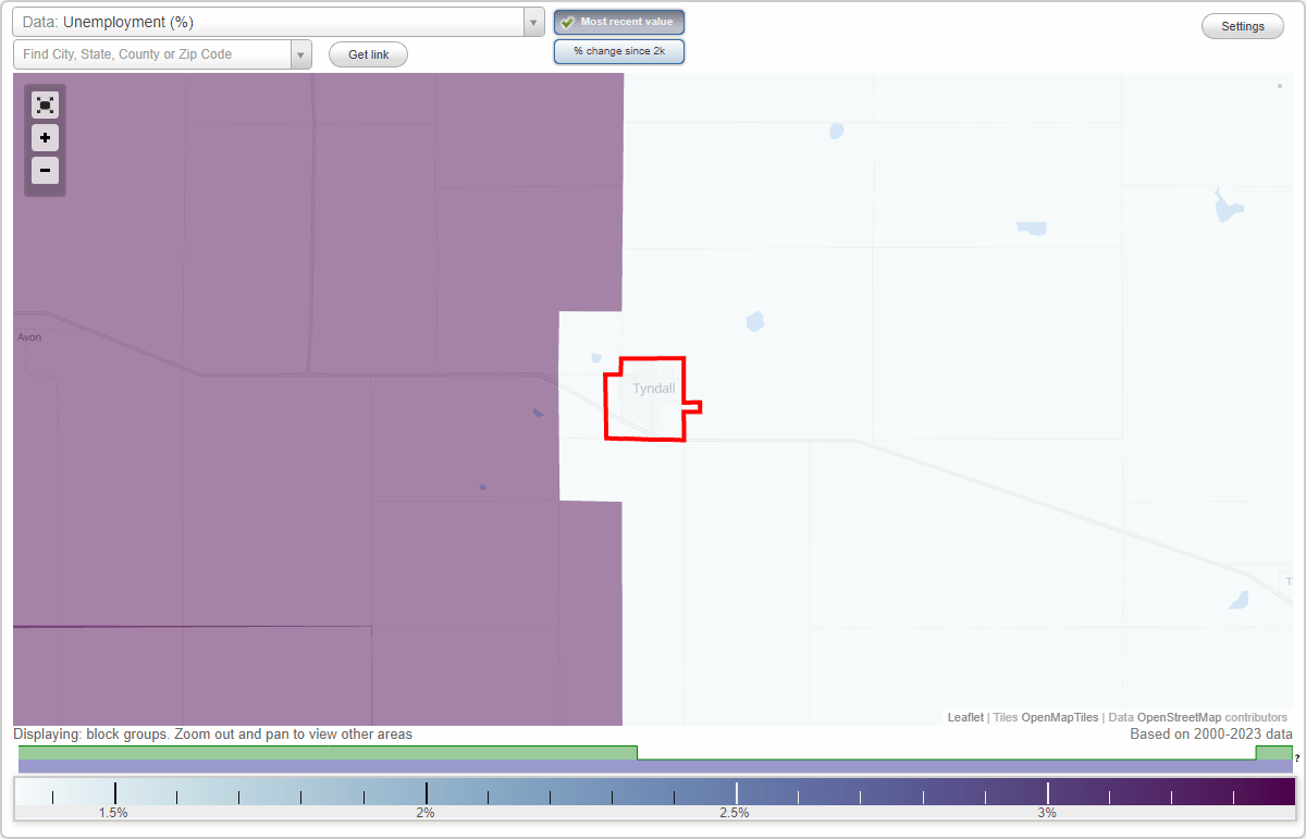 Work and Jobs in Tyndall, South Dakota (SD) Detailed Stats Occupations