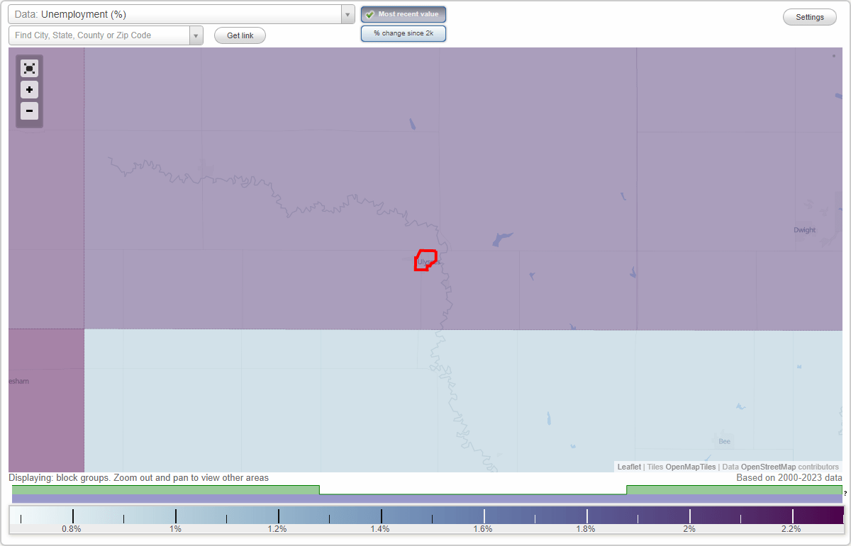 Work and Jobs in Ulysses, Nebraska (NE) Detailed Stats Occupations
