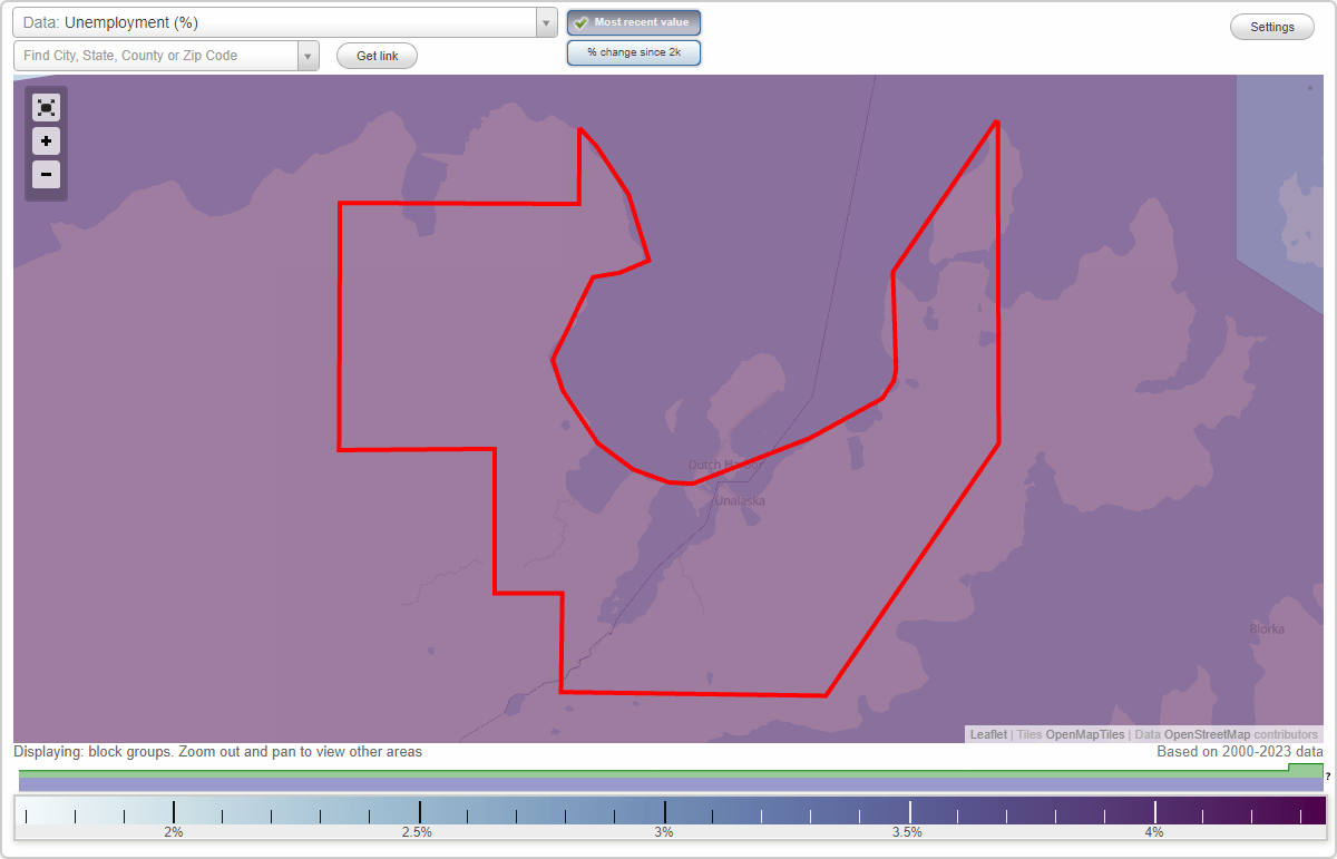 Work and Jobs in Unalaska, Alaska (AK) Detailed Stats Occupations