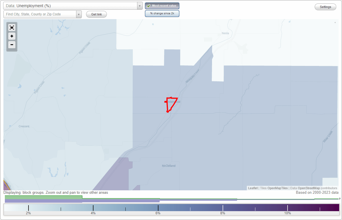 Work and Jobs in Underwood, Iowa (IA) Detailed Stats Occupations