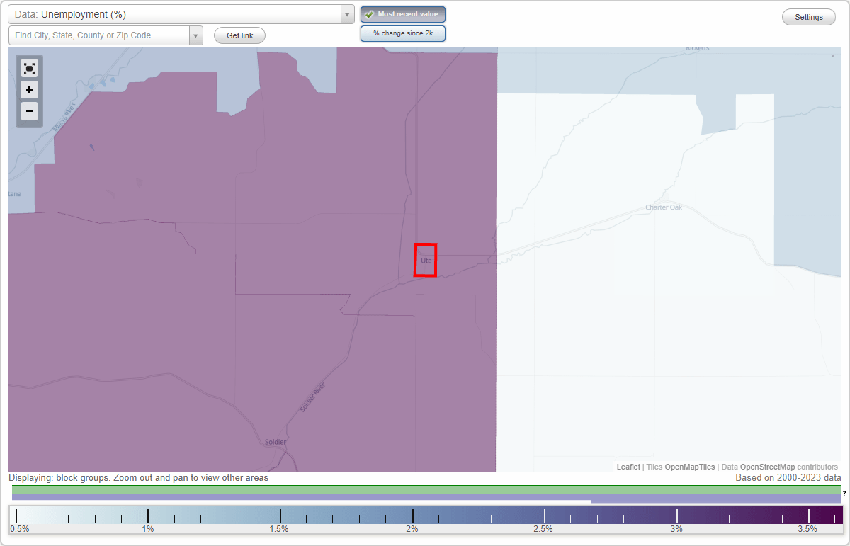 Work and Jobs in Ute, Iowa (IA) Detailed Stats Occupations, Industries