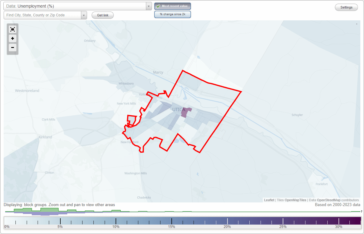 Work and Jobs in Utica, New York (NY) Detailed Stats Occupations