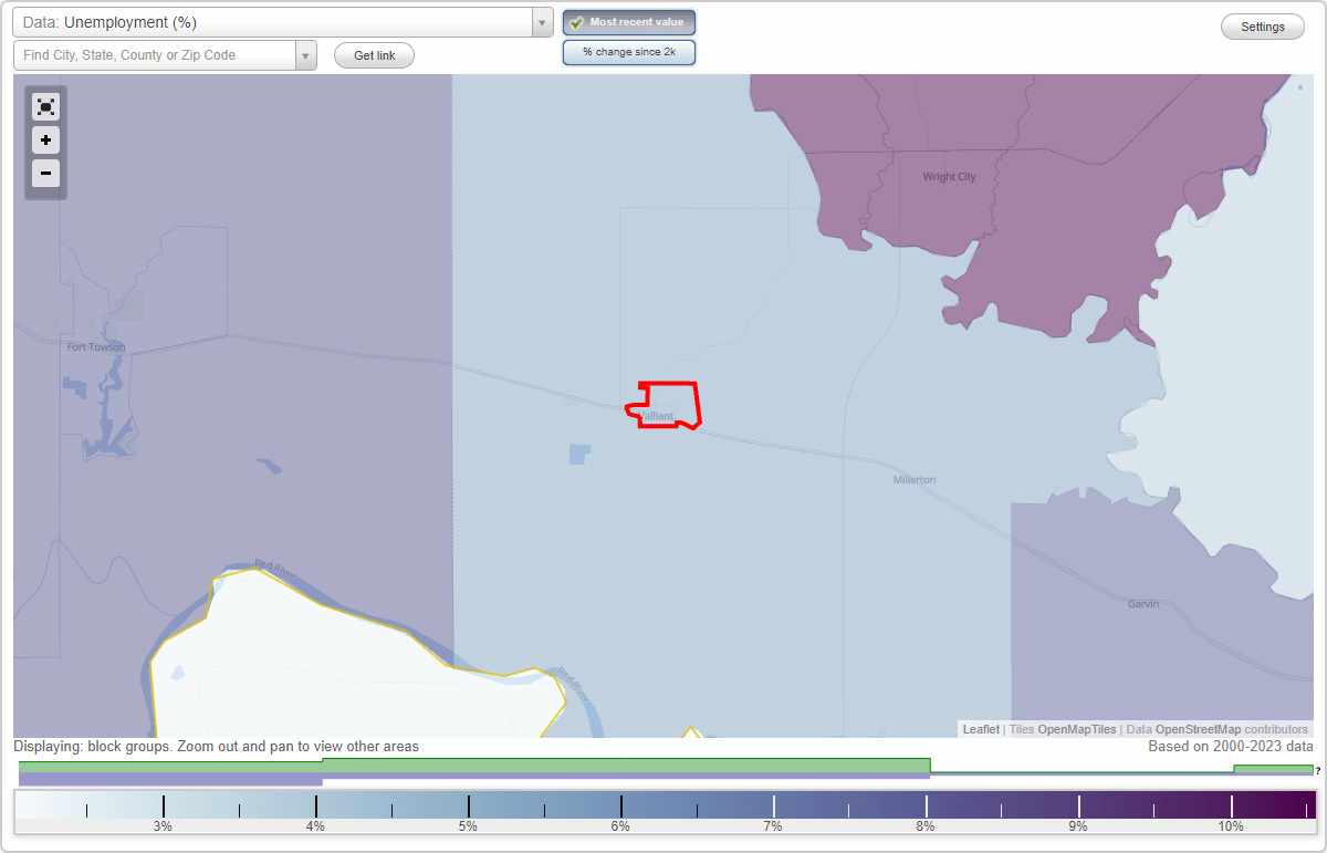 Work and Jobs in Valliant, Oklahoma (OK) Detailed Stats Occupations