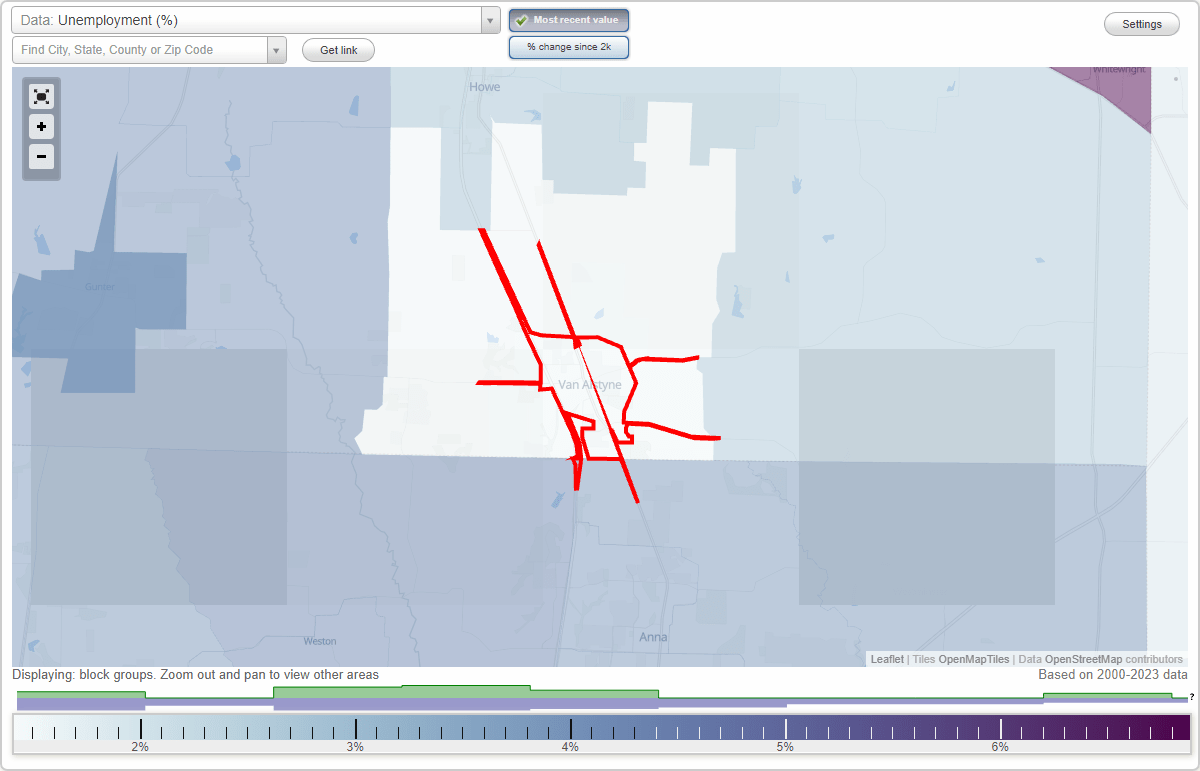 Work and Jobs in Van Alstyne, Texas (TX) Detailed Stats Occupations, Industries, Unemployment