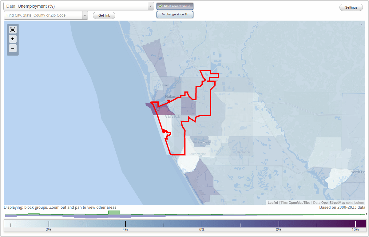Work and Jobs in Venice, Florida (FL) Detailed Stats Occupations
