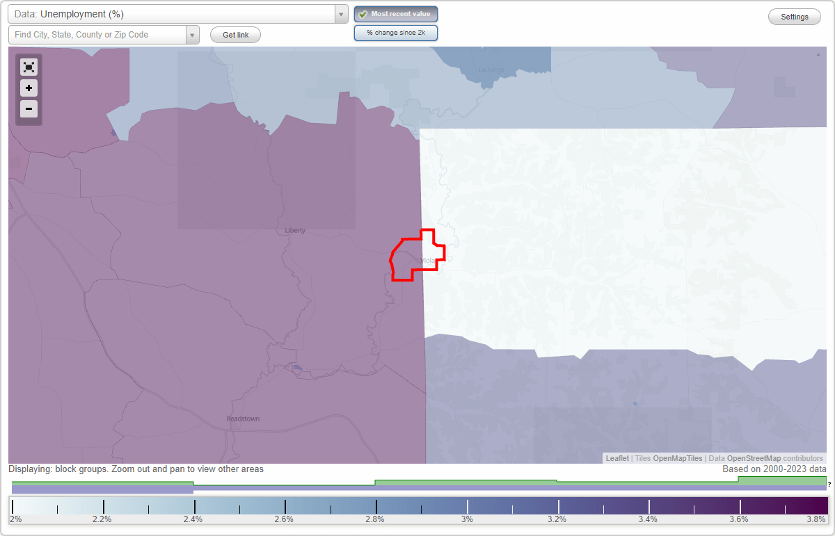 Work and Jobs in Viola, Wisconsin (WI) Detailed Stats Occupations