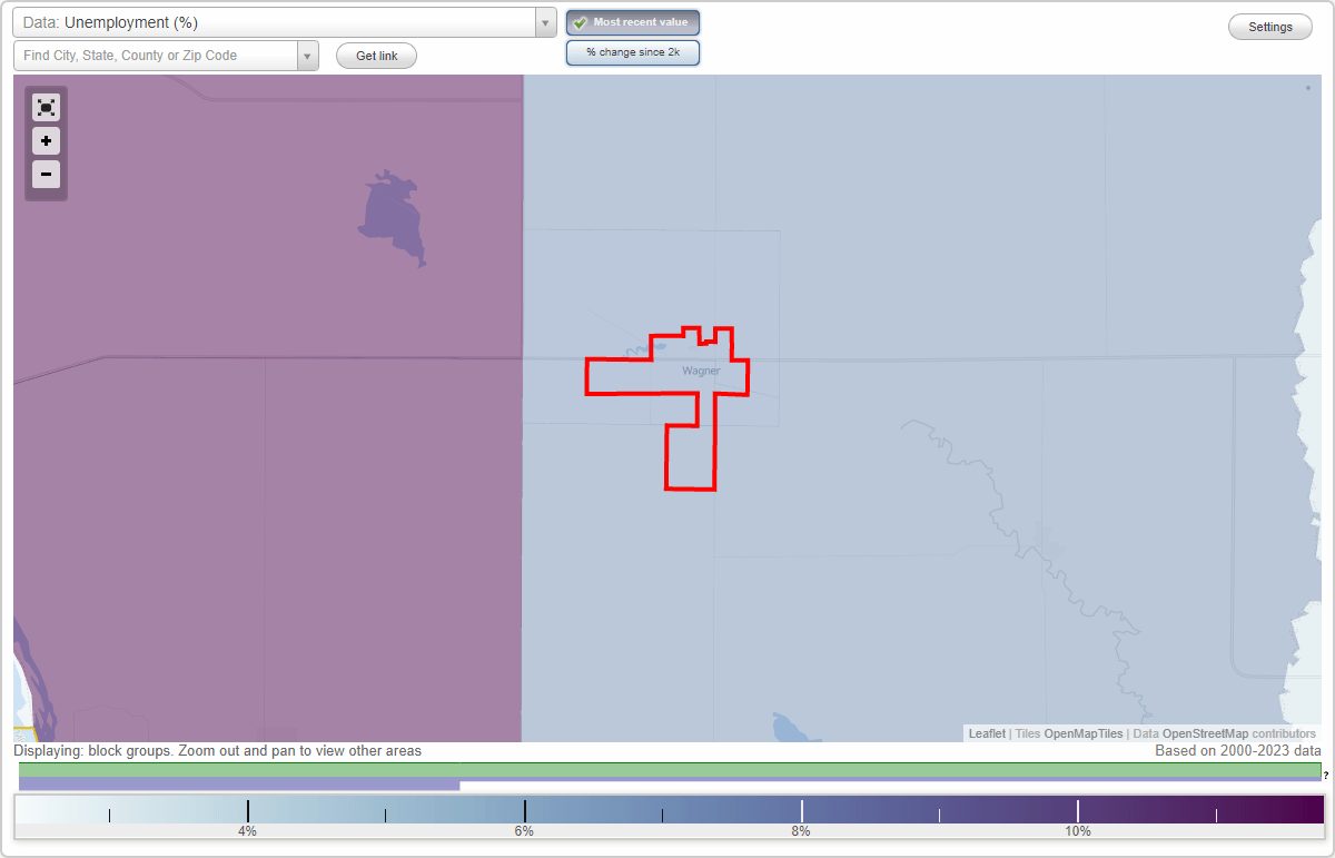 Work and Jobs in Wagner, South Dakota (SD) Detailed Stats Occupations, Industries, Unemployment