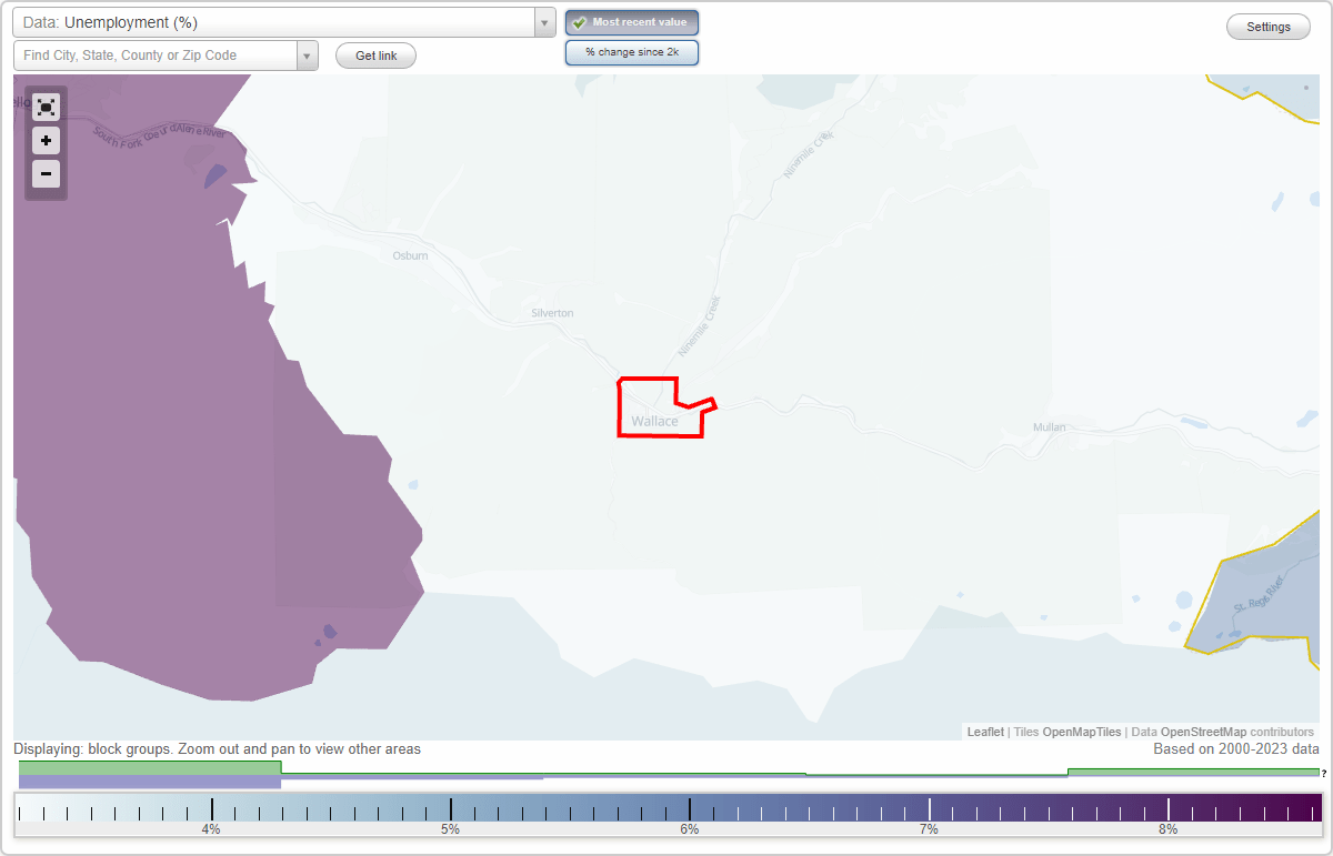 Work and Jobs in Wallace, Idaho (ID) Detailed Stats Occupations