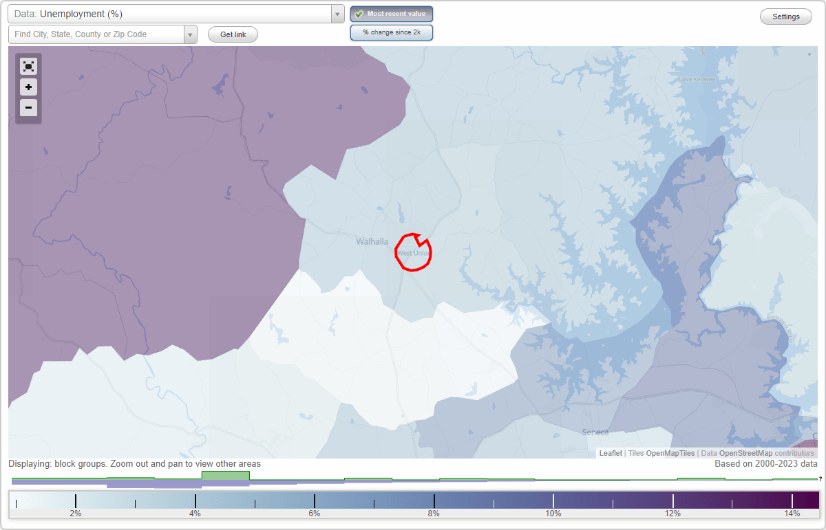 Work and Jobs in West Union, South Carolina (SC) Detailed Stats Occupations, Industries