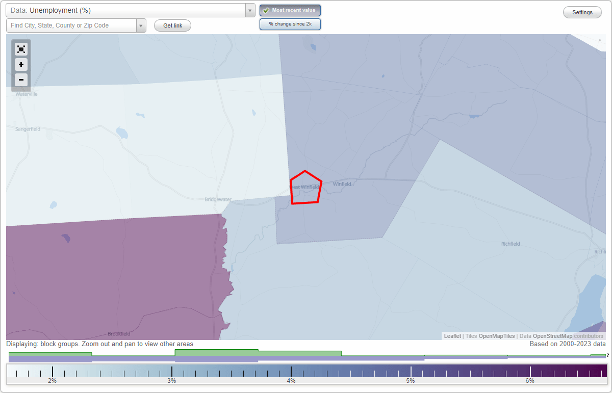 Work and Jobs in West Winfield, New York (NY) Detailed Stats