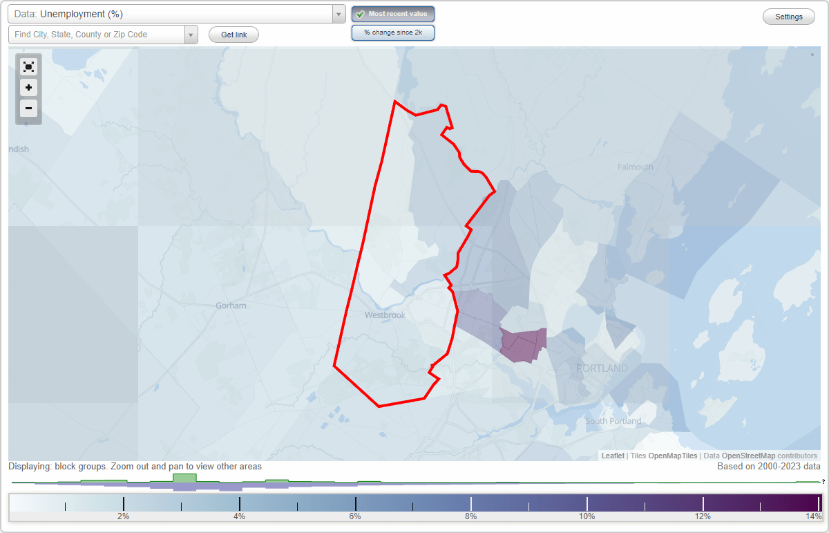 Work and Jobs in Westbrook, Maine (ME) Detailed Stats Occupations