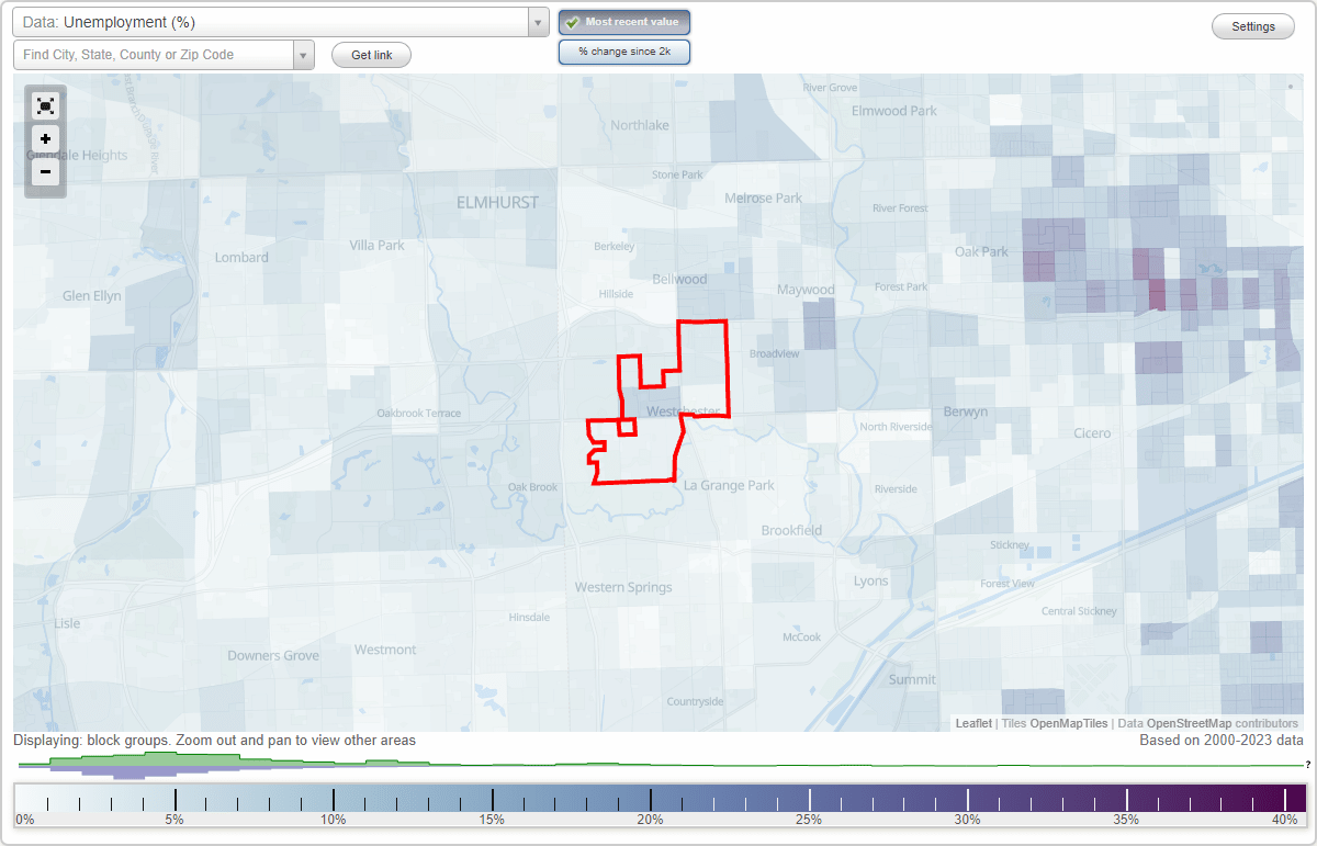 Work and Jobs in Westchester, Illinois (IL) Detailed Stats Occupations