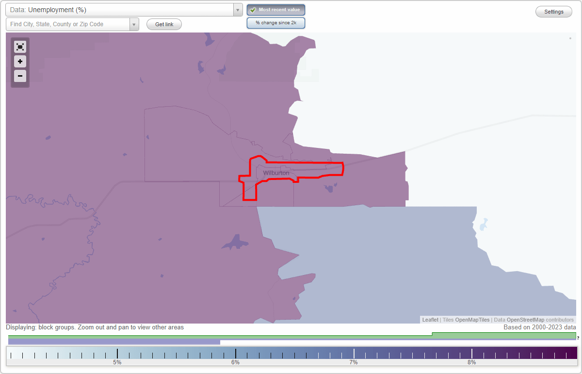 Work and Jobs in Wilburton, Oklahoma (OK) Detailed Stats Occupations