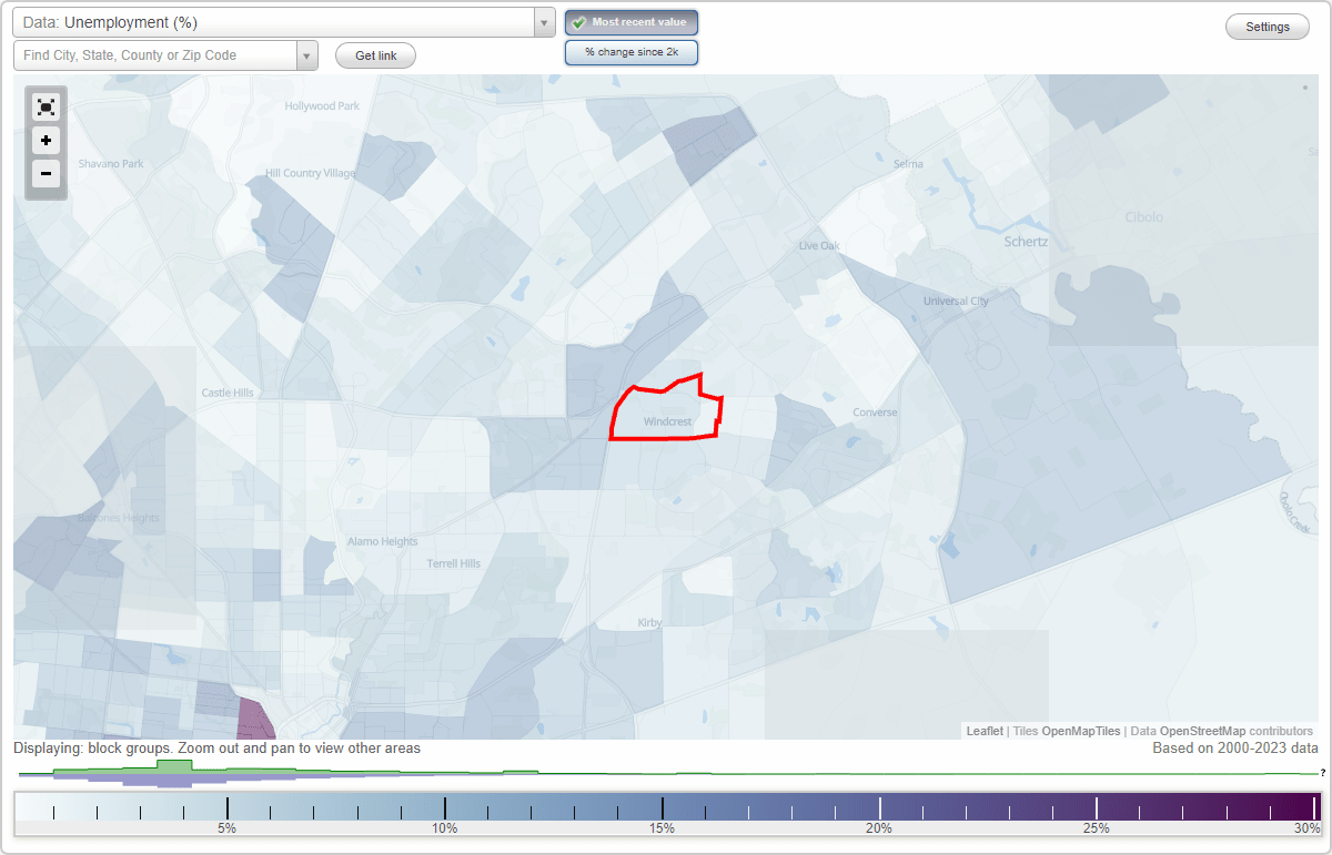 Work and Jobs in Windcrest, Texas (TX) Detailed Stats Occupations