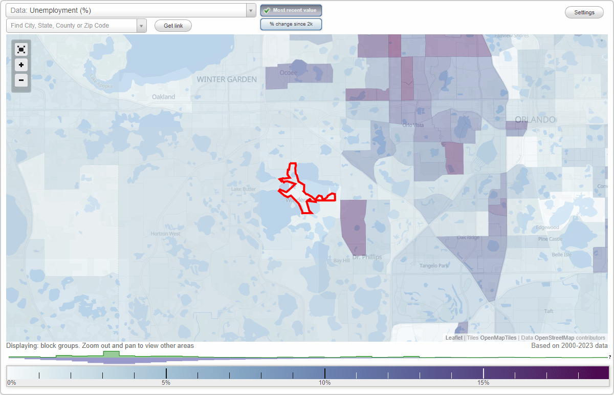 Work and Jobs in Windermere, Florida (FL) Detailed Stats Occupations