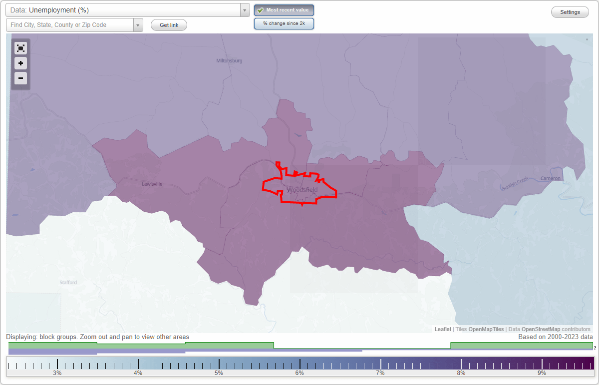 Work and Jobs in Woodsfield, Ohio (OH) Detailed Stats Occupations