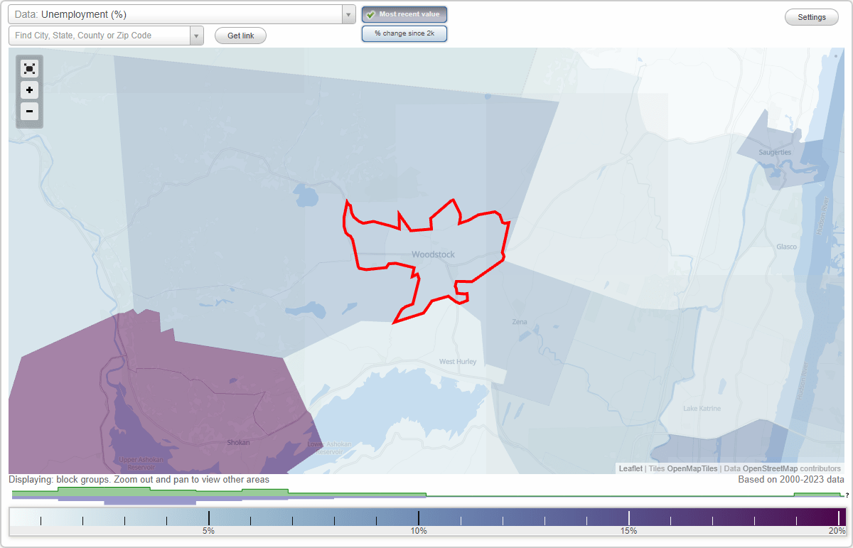 Work and Jobs in Woodstock, New York (NY) Detailed Stats Occupations, Industries, Unemployment