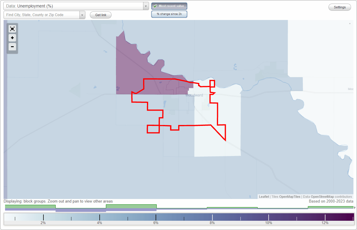 Work and Jobs in Woodward, Oklahoma (OK) Detailed Stats Occupations