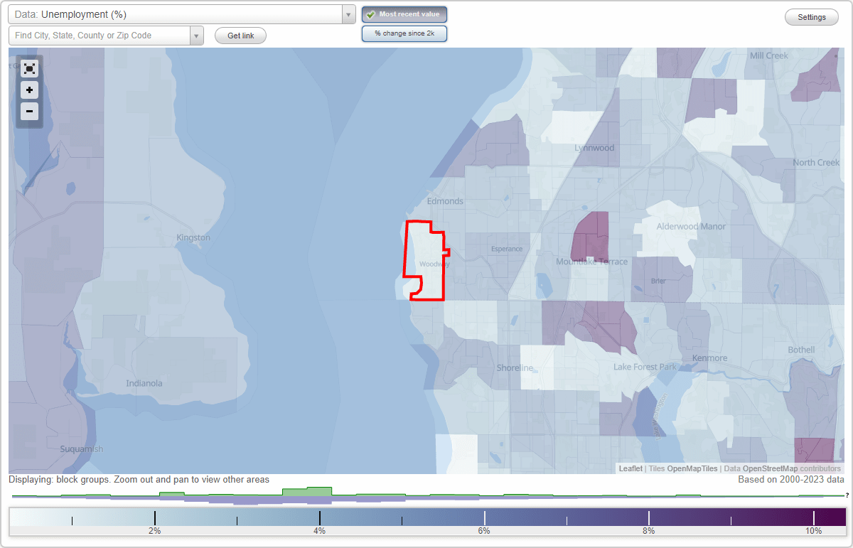Work and Jobs in Woodway, Washington (WA) Detailed Stats Occupations