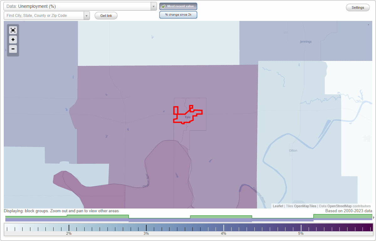 Work and Jobs in Yale, Oklahoma (OK) Detailed Stats Occupations
