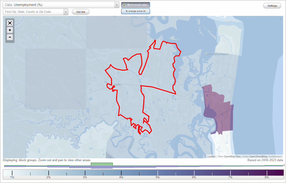 Work and Jobs in Yulee, Florida (FL) Detailed Stats Occupations
