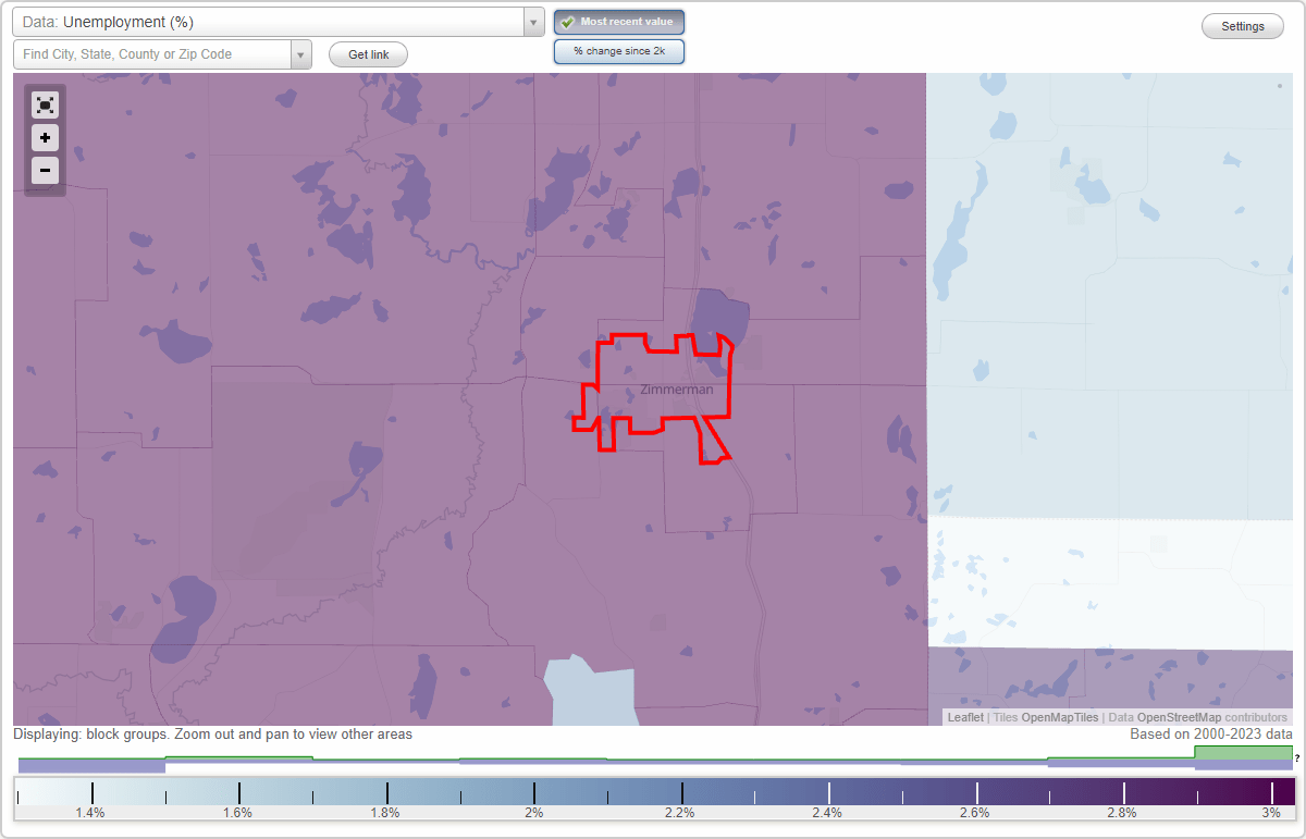 Work and Jobs in Zimmerman, Minnesota (MN) Detailed Stats Occupations