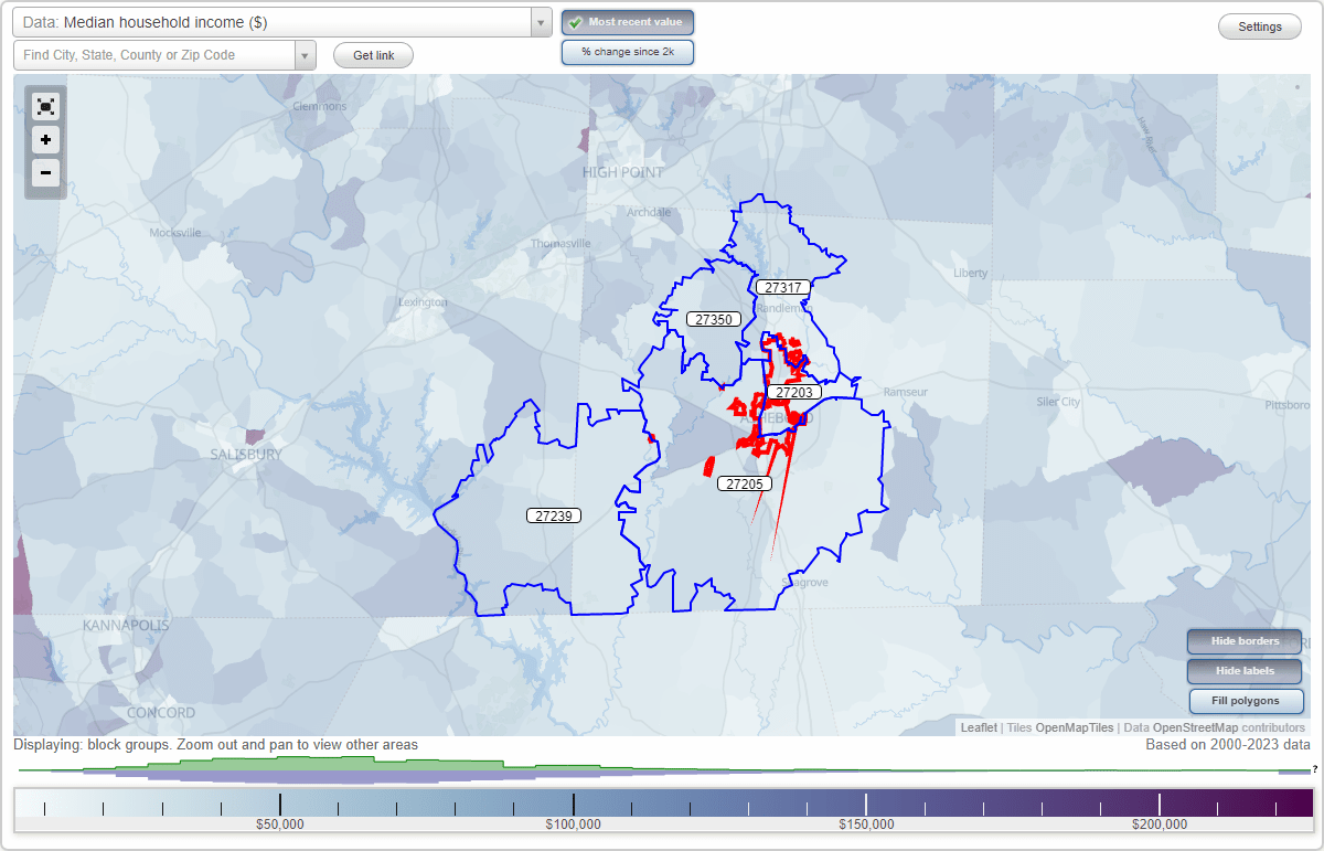 Asheboro Nc Zip Code Map Asheboro, North Carolina (NC) Zip Code Map Locations, Demographics