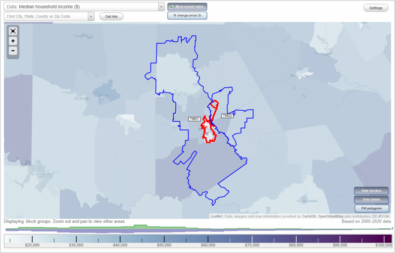 Brownwood, Texas (TX 76801, 76802) profile population, maps, real