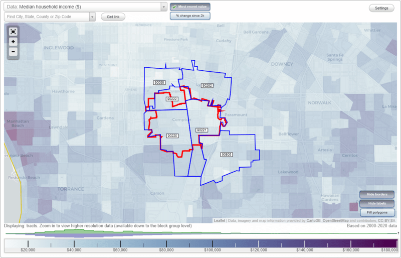 Compton California Zip Code Map Compton, California (CA) Zip Code Map Locations, Demographics list