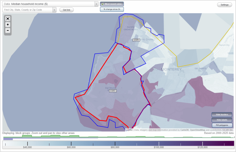 El Monte CA Zip Code Map