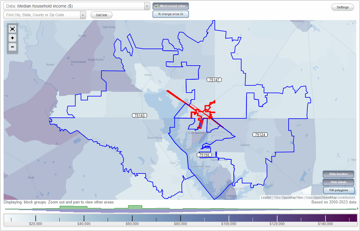 Mabank, Texas Zoning Map Zoneomics