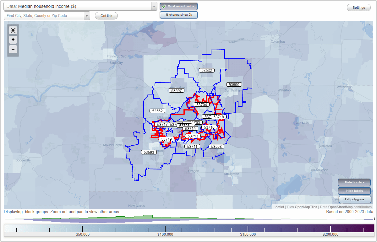 Madison Wisconsin Zip Codes Zip Code Lookup AmericanTowns.com