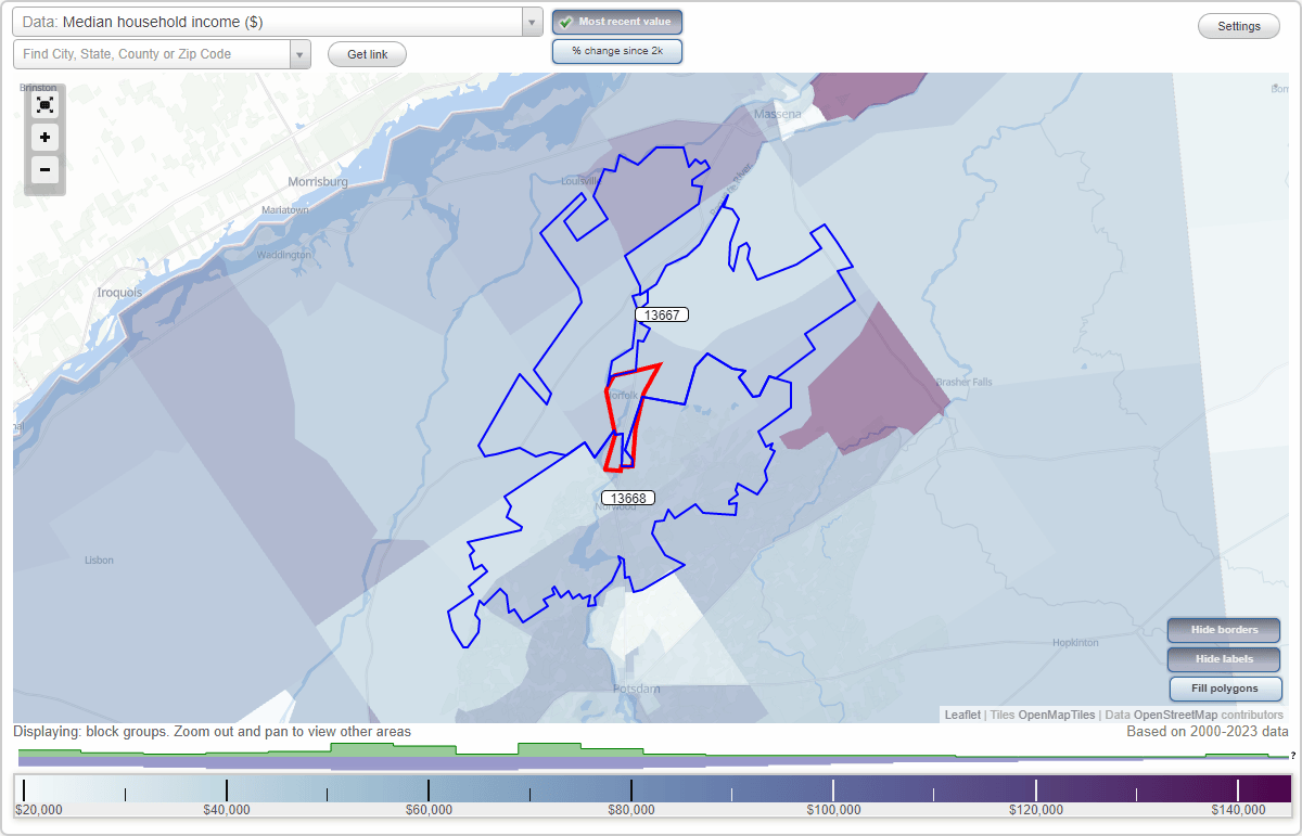 Norfolk, New York (NY) Zip Code Map Locations, Demographics list of zip codes