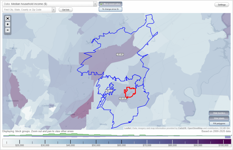 Odenville, Alabama (AL 35120) profile population, maps, real estate