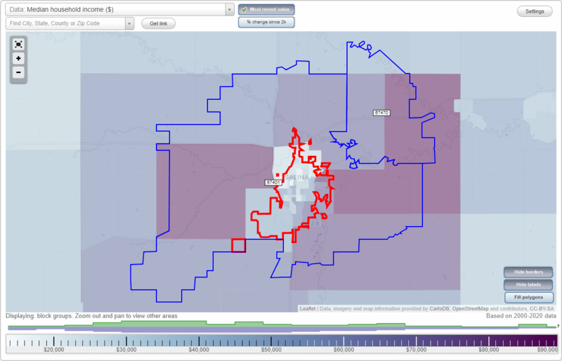 Salina Ks Zip Code Map Salina, Kansas (KS) Zip Code Map Locations, Demographics list of