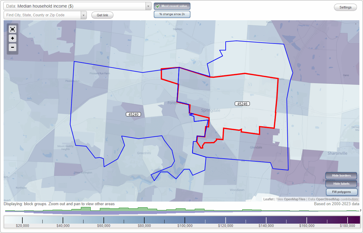 Springdale, Ohio (OH 45246) profile population, maps, real estate