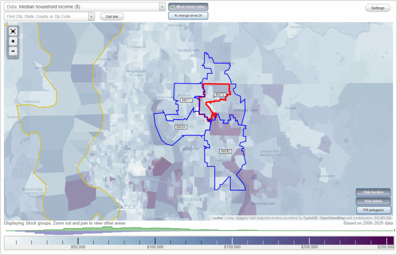 Woodinville Zip Code Map Woodinville, Washington (WA) Zip Code Map Locations, Demographics