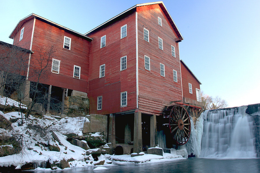 Augusta, WI Dells (Clark's) Mill, Augusta, Wisconsin. A flour and