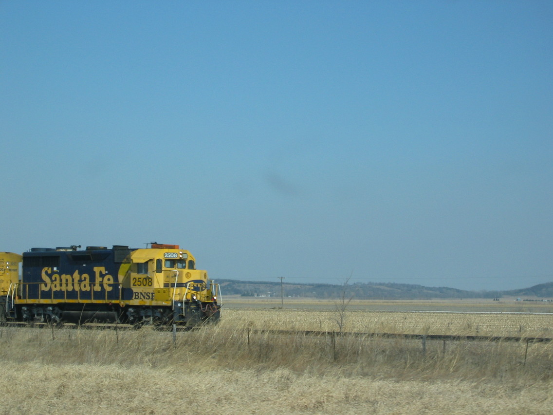 Falls City, NE Freight train at the city limits photo, picture, image