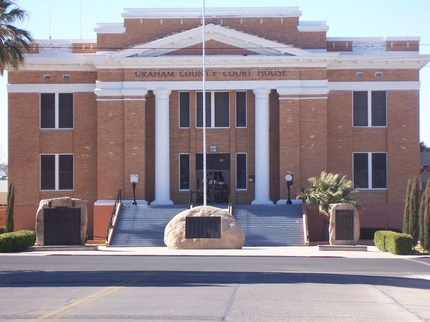 Safford, AZ Graham County Court House photo, picture, image (Arizona