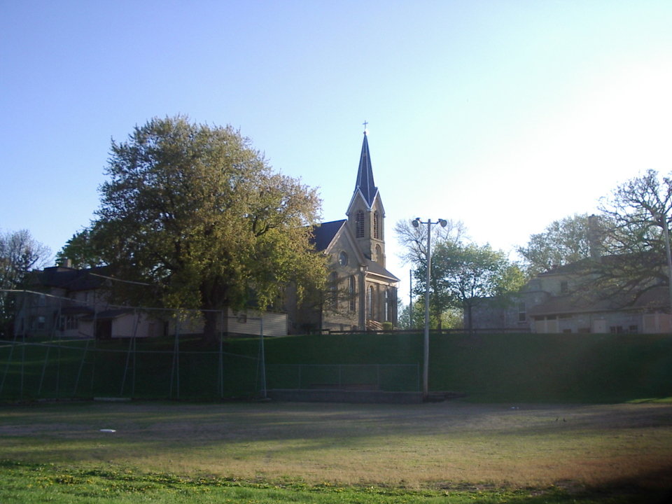Roxbury, WI A picture of St Norberts church located in Roxbury WI