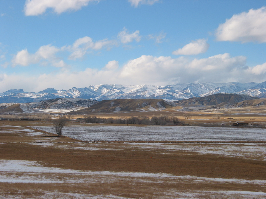 Meeteetse, WY View of Absaroka Mountains from Meeteetse photo