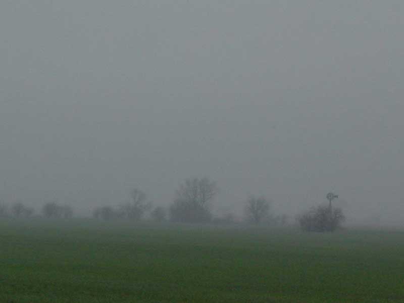 Clearwater, KS Windmill in Fog, Clearwater, KS photo, picture, image