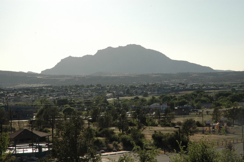 Prescott, AZ Granite Mt from Willow Lake Park photo, picture, image