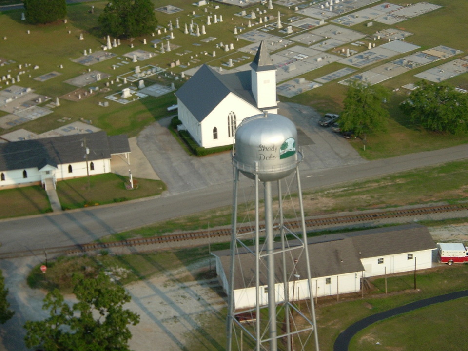 Shady Dale, GA Shady Dale from the air. photo, picture, image