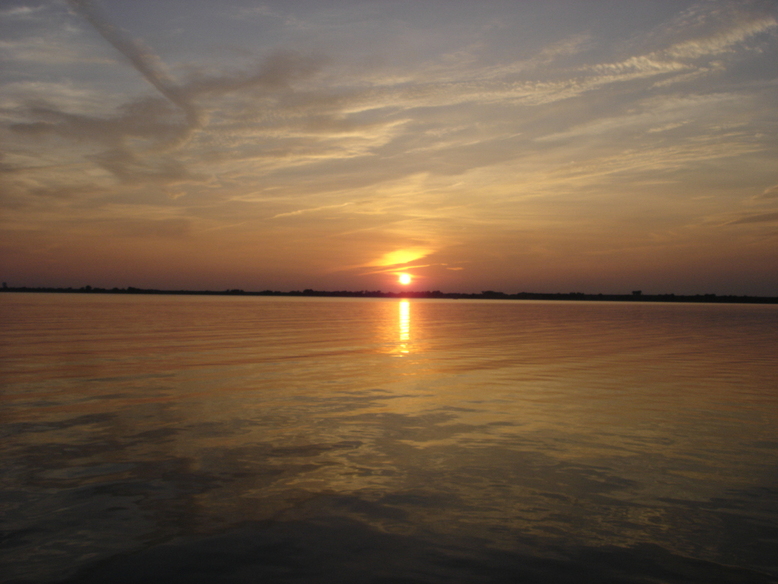 El Dorado, KS Eldorado Lake sunset photo, picture, image (Kansas) at