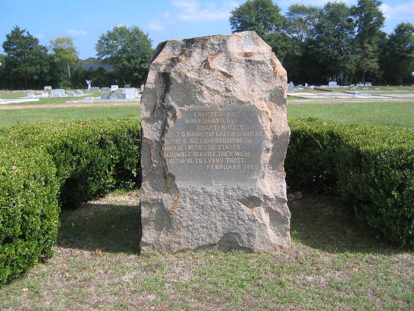 Dawson, GA Confederate Slave Memorial, Cedar Hill Cemetary photo