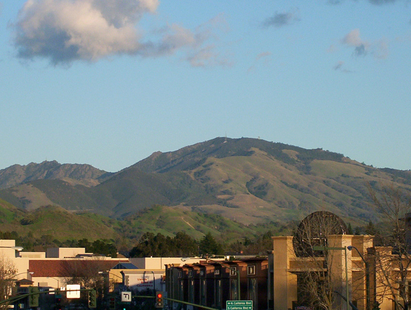 Walnut Creek, CA Walnut Creek Mt. Diablo Blvd Mt. Diablo photo, picture, image (California) at
